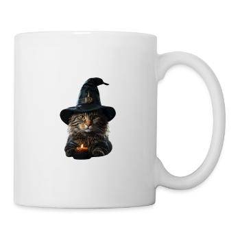 Witch Cat Halloween - Mug - white - Right