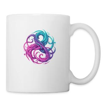 Celtic Entrelat Heart of Breizh - Mug - white - Right