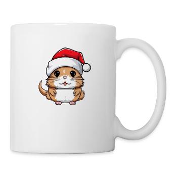 Hamster Christmas Animal Head - Mug - white - Right