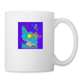 Sky Motif Purple - Mug - white - Right