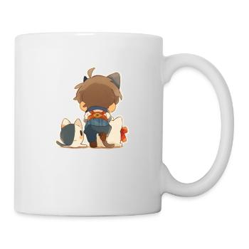 Mon ami le chat - Mug blanc - blanc - Droite