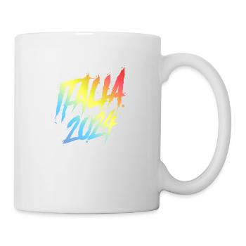 L’équipe des fêtes colorées d’Italia 2024 - Mug blanc - blanc - Droite