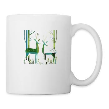 Deer Forest 2 - Mug - white - Right