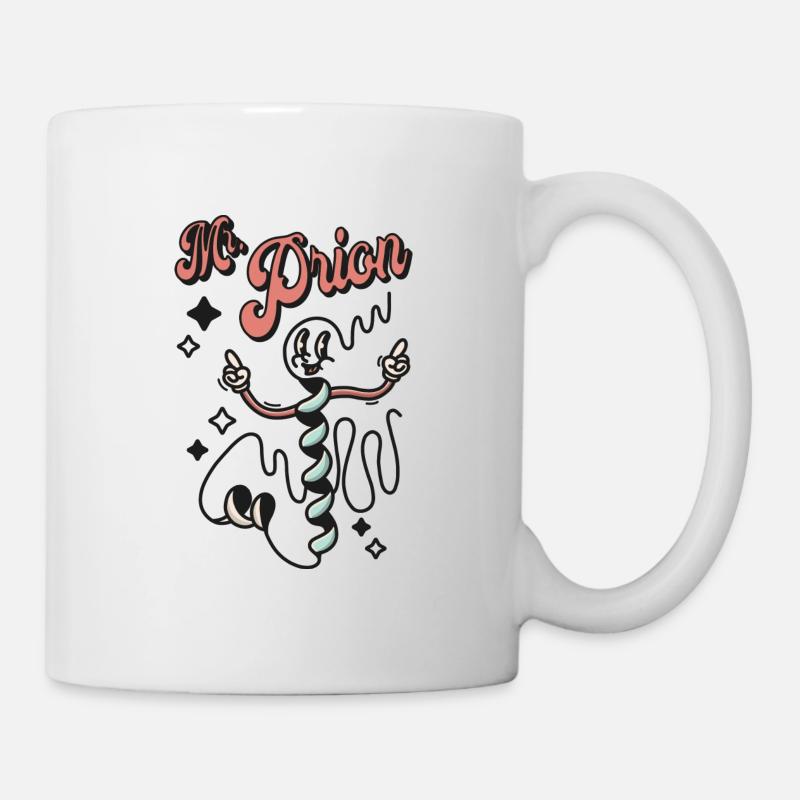Mr. Prion [mascotte] - Mug blanc - blanc