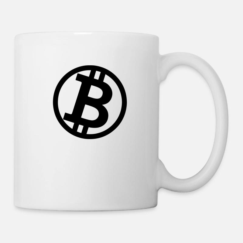 Bitcoin black - Mug - white