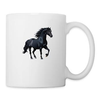 Black Stallion Silhouette - Mug - white - Right