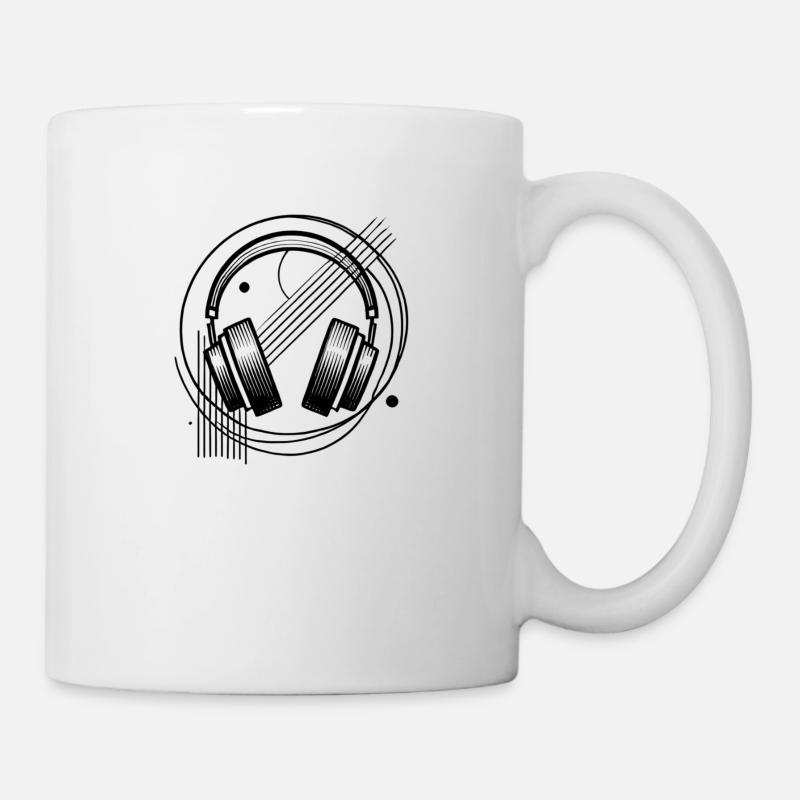 Casque - Mug blanc - blanc