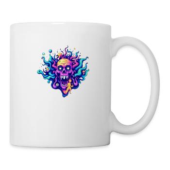 Skull - Tasse - Weiß - Rechts