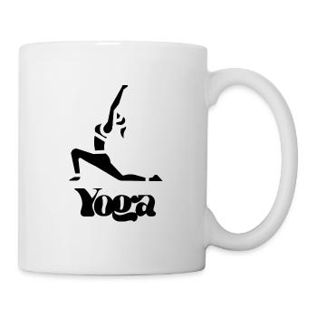 Yoga Meditation - Tasse - Weiß - Rechts