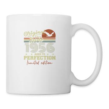 Né en Juin 1956, Juin 1956, Né juin 1956 June 1956 - Mug blanc - blanc - Droite