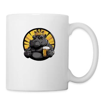 Bière Hippo - Mug blanc - blanc - Droite