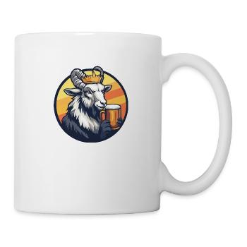 Bergziege Bier - Tasse - Weiß - Rechts