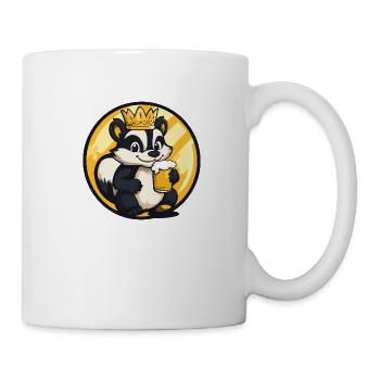 Bière Skunk - Mug blanc - blanc - Droite