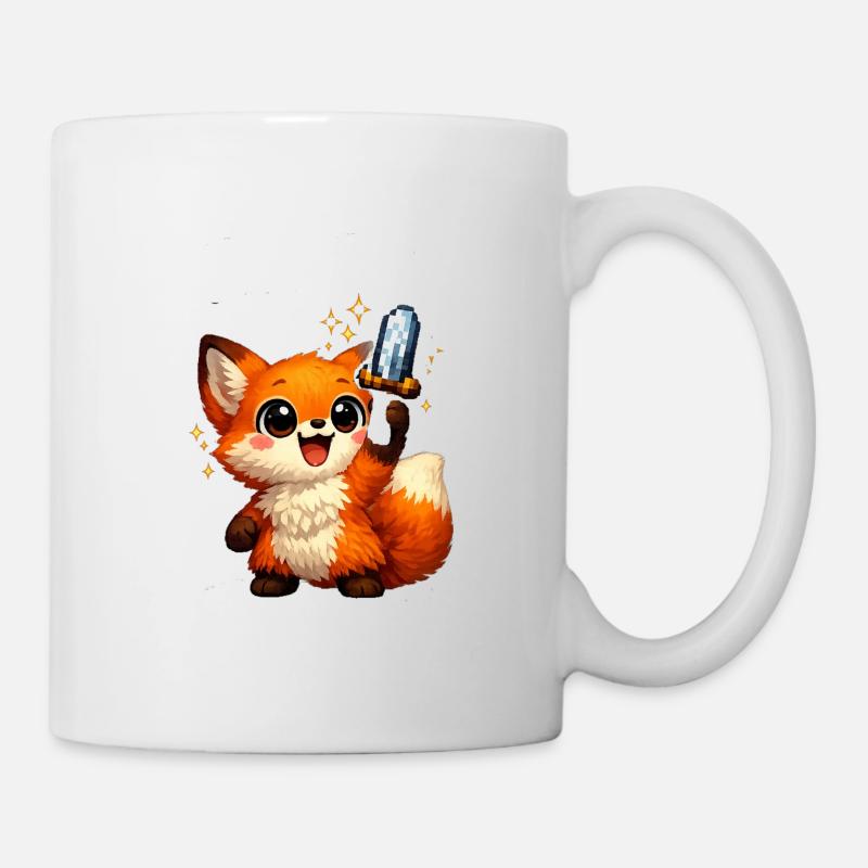 Renard Kawaii - Mug blanc - blanc
