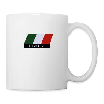 italy hemblem - Tasse - Weiß - Rechts