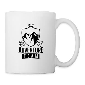 mountains coat of arms mountains team - Mug - white - Right