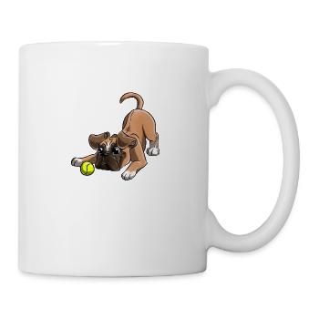Le plus mignon Boxer - Mug blanc - blanc - Droite
