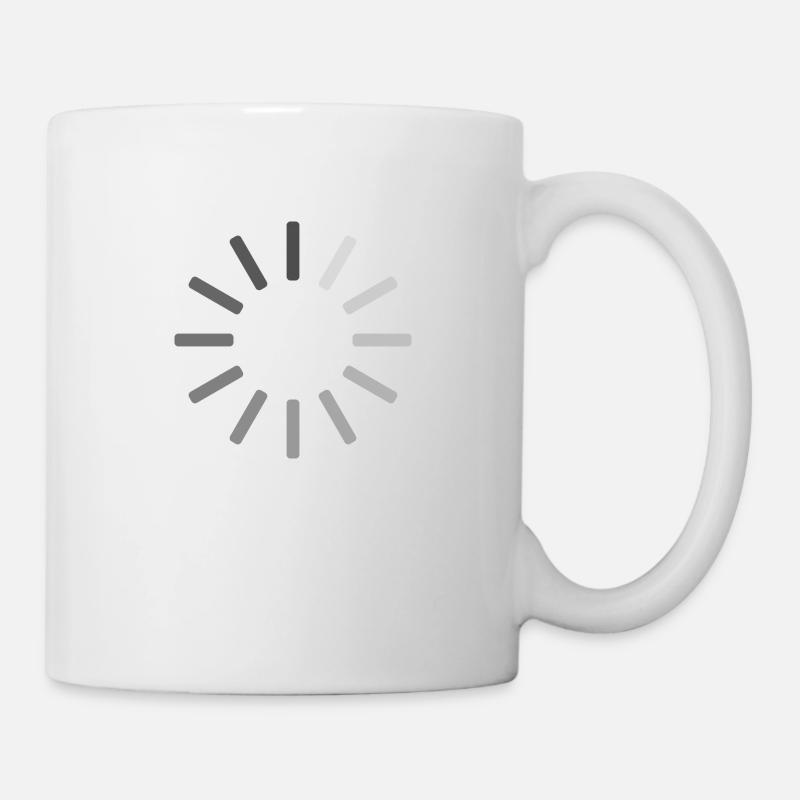 Loading Puffersymbol - Tasse - Weiß