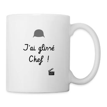 J'ai glissé Chef - La 7ème Compagnie - Culte ! - Mug blanc - blanc - Droite