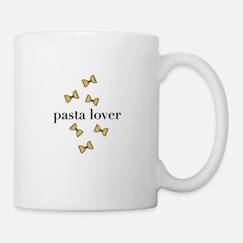 Pasta Nudel - Tasse - Weiß