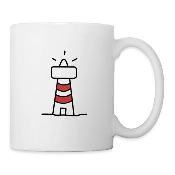 Lighthouse sea - Mug - white - Right