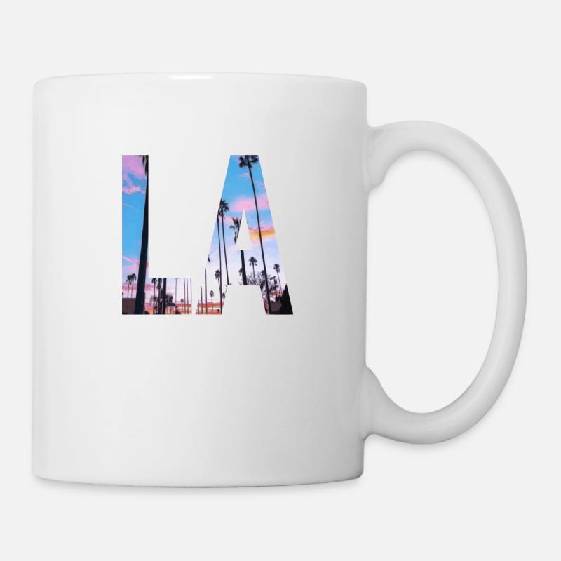 LA - Los Angeles - Mug blanc - blanc