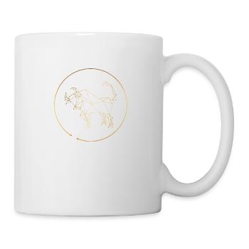 Sternzeichen Taurus Stier - Tasse - Weiß - Rechts