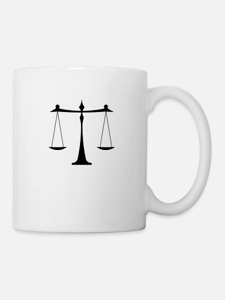 Signe du zodiaque Balance - Mug blanc - blanc
