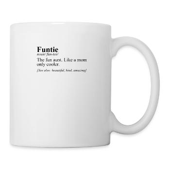 definition funtie the fun aunt - Tasse - Weiß - Rechts