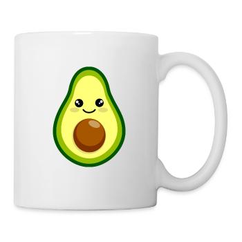 Avocado - Tasse - Weiß - Rechts