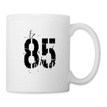 Nummer 85 - Tasse - Weiß - Rechts