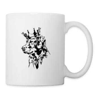 Golden Retriever Crown Dog Dogs Wilsigns - Mug blanc - blanc - Droite