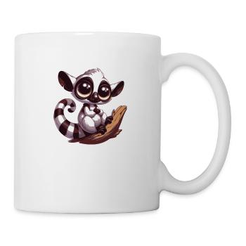 Lemur - Tasse - Weiß - Rechts