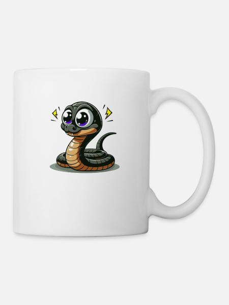 Kobra - Tasse - Weiß