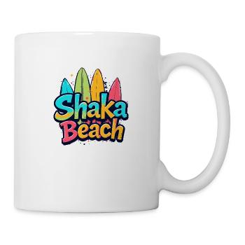 Shaka Strand - Tasse - Weiß - Rechts