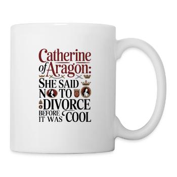 She said no to divorce before it was cool - Tasse - Weiß - Rechts
