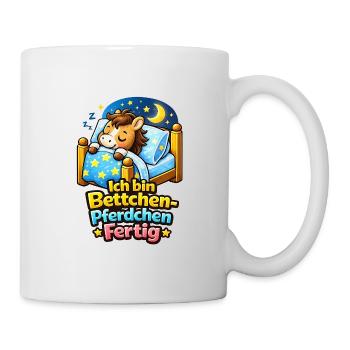 Bettchen Pferdchen Fertig | Bettfertig (md) - Tasse - Weiß - Rechts