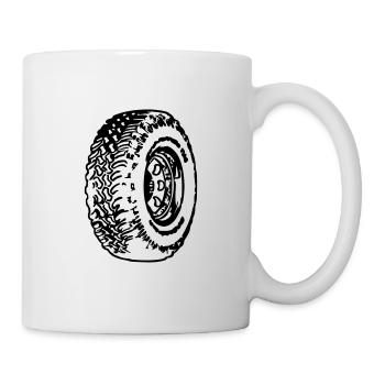 cerceaux - Mug blanc - blanc - Droite