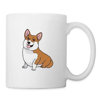 Funny Cool Cute Welsh Corgi Dog - Mug - white - Right
