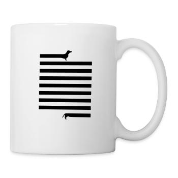 Daaaaaa chien, teckel, chien, chiens - Mug blanc - blanc - Droite