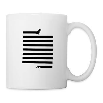 Daaaaaa chien, teckel, chien, chiens - Mug blanc - blanc - Droite
