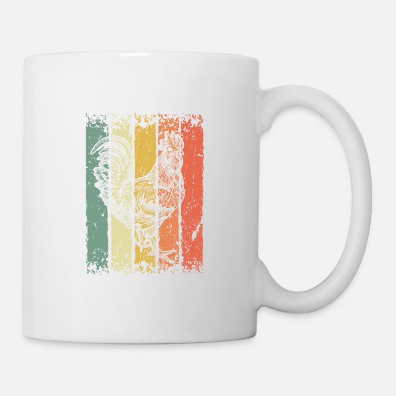 Hahn - Tasse - Weiß
