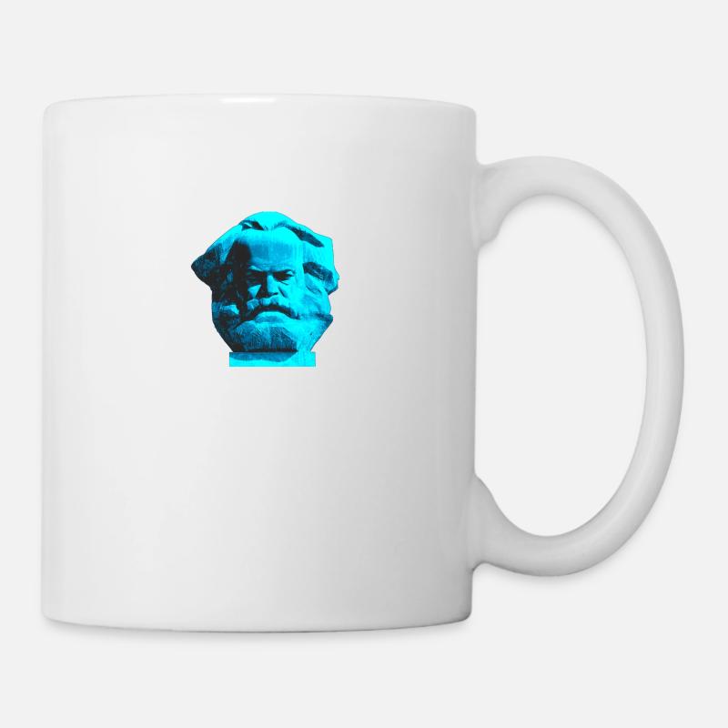 Monument Karl Marx, Chemnitz Nischel. bleu - Mug blanc - blanc