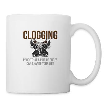 Clogging Proof That A Pair Of Shoes Can Change - Mug - white - Right