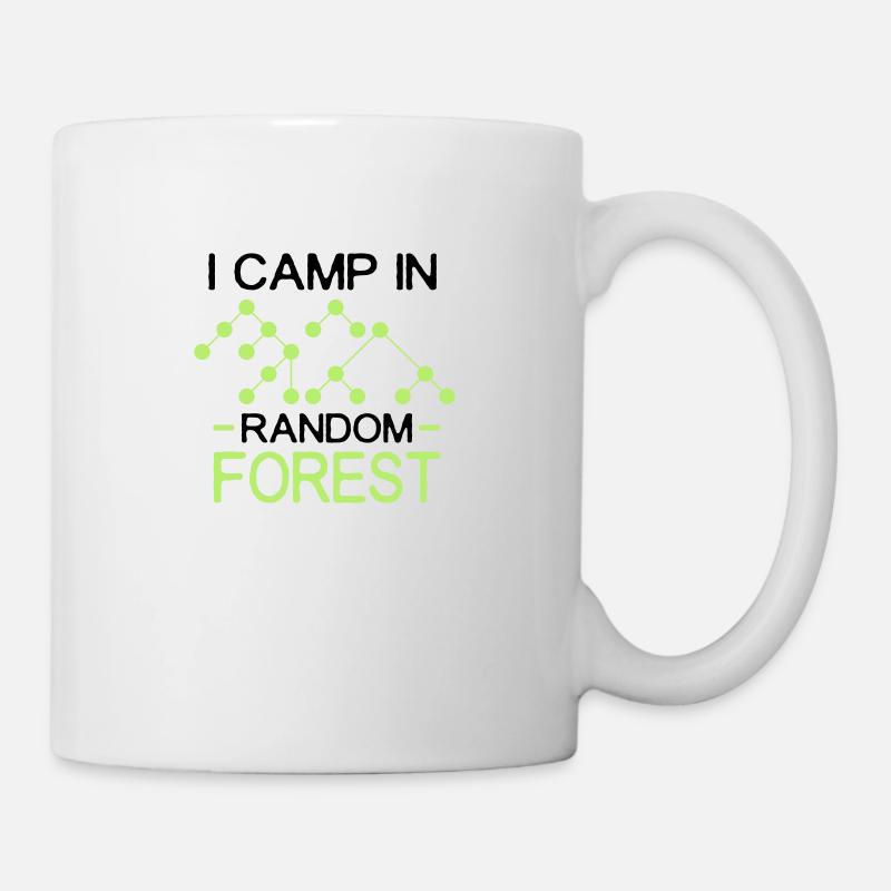 i camp in random forest black - Tasse - Weiß
