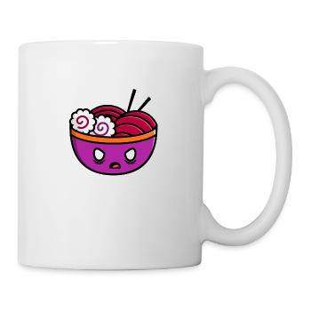 Angry Ramen - Tasse - Weiß - Rechts