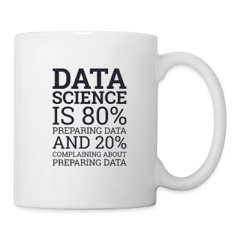 "Complaining Data Science" | Data Scientist - Mug - white - Right
