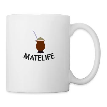 Mate Tea - Yerba - Mug - white - Right