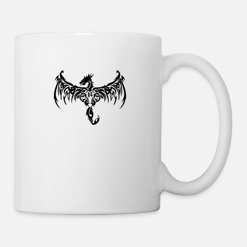 Dragon Tribal - Tasse - Weiß