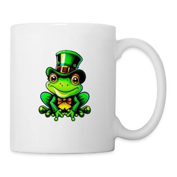Saint Patrick Day Frog Lucky Charm - Mug blanc - blanc - Droite